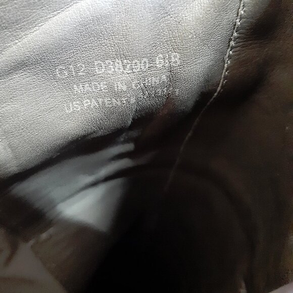 COLE & HAAN Tennley Knee High Buckle Boot in Ironstone Brown & Gray Leather - Picture 10 of 14